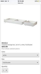 IKEA Brusali under bed storage