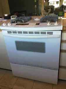 Kitchen aid fridge, dishwasher and gas stove