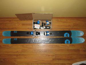 Rossignol Squad skis and Atomic STH 2 WTR bindings
