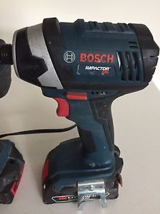 Set of bosch drill and impact