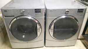 Silver Maytag  series front load washer dryer set $950