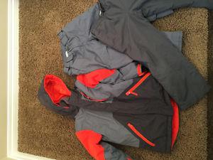 Size 5/6 boys' 3-in-1 jacket and ski pants