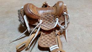 Small Leather Cuban Saddle