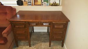 Solid wood desk $100 obo