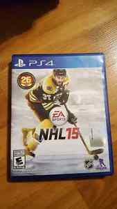 Sony Playstation NHL 15 PS4 game for sale - Kelowna