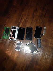 Variety of phone parts iPhone Samsung and lg