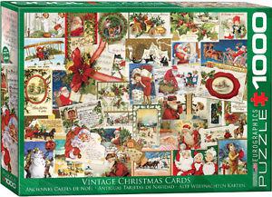 Vintage Christmas Cards Jigsaw Puzzle  Piece