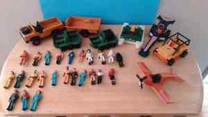 Vintage Fisher Price adventure land toy lot