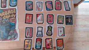 Vintage  Topps Wacky pack stickers lot