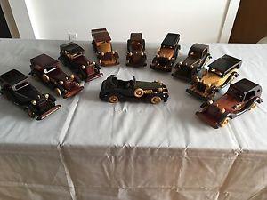 Wooden cars