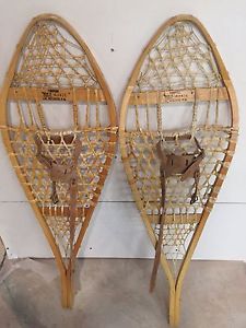 Wooden snowshoes