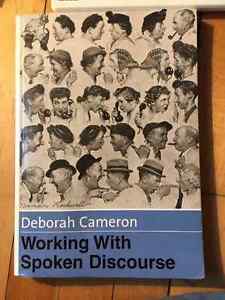 Working with Spoken Discourse - Deborah Cameron
