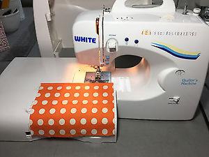 sewing machine white  excellent cond