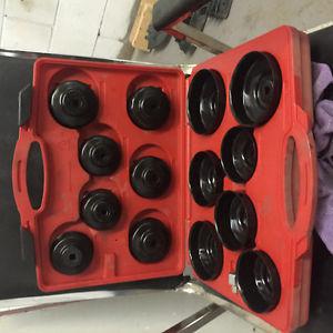 15pcs Oil filter cup set