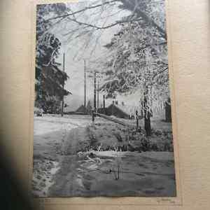 2 framed photos of Field, B.C.