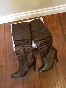 Aldo Boots (Brown Synthetic) Brand New