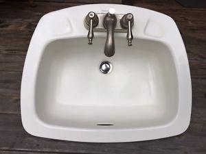 American Standard bathroom sink and taps