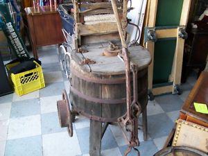 Antique Wooden Washing Machine