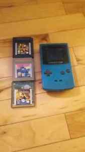 Blue Gameboy Color and Mega man and more