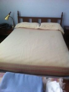 Double Bed, box spring and mattress