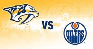 Edmonton Oilers vs Nashville Predators - Friday January 20th