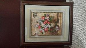 Flower Picture with Frame