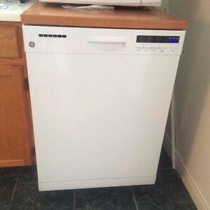GE portable dishwasher with stainless steel tub