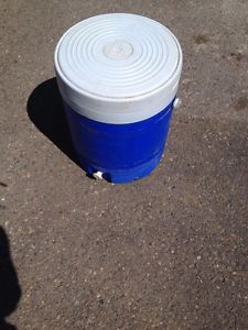 Industrial size blue water jug cooler