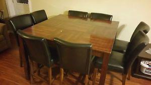 Kitchen Table & 8 Chairs