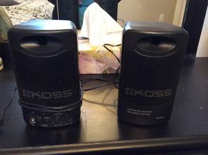 Koss brand computer speakers