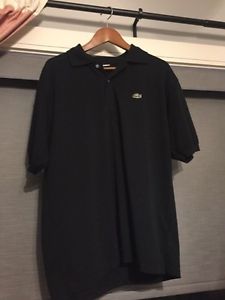 Lacoste black golf shirt size L