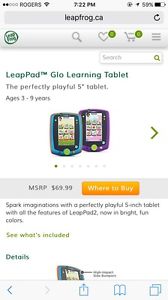 Leappad Glo Learning Tablet