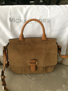 Leather/suede handbag