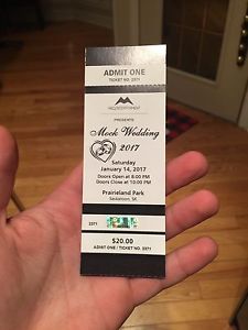 Mock Wedding  Tickets for sale $100 a piece