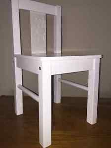 One wooden Ikea children's chair