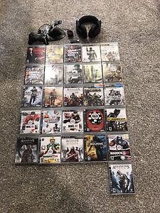PS3 games, headphones and controller for Sale