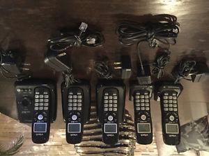 Set of 5 V-tech Cordless Phones