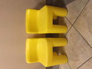 Set of Little Tikes kids chairs