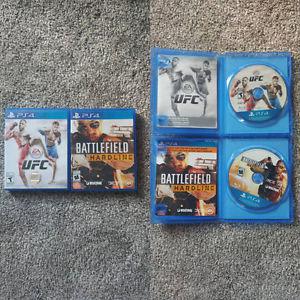 Sony Playstation 4 PS4 UFC / Battlefield Hardline