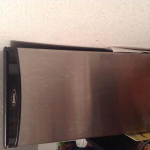 Stainless steel Danby bar fridge