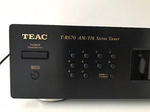 TEAC T-R670 Tuner With Remote - Near Mint