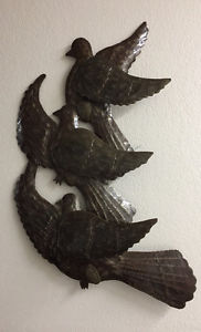 Three Birds Metal Wall Art For Sale