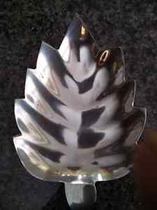 White metal leaf plate for sale
