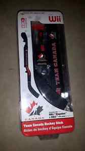 Wii team canada hockey stick for NHL slapshot