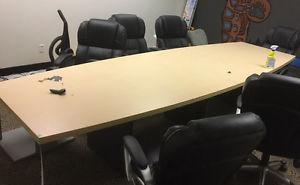 12 ft boardroom conference table
