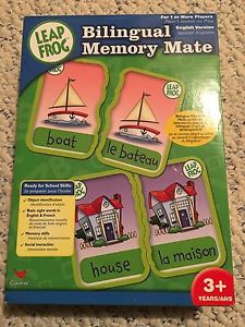 Bilingual memory game