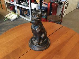 Boxer Ceramic Dog Statue
