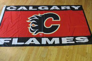 Calgary Flames Fleece Blanket and Wall Flag