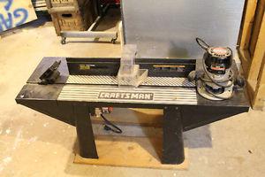 Craftsman Router table and router