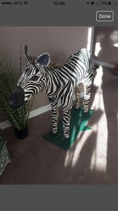 Decorative zebra